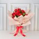 bouquet de rosas rojas decorado con papel coreano y envio a domicilio 